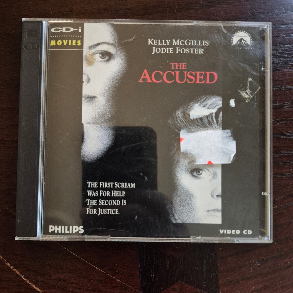 The Accused Philips CD-i‎ Video CD 1995 Jodie Foster Kelly McGillis 310690357-2